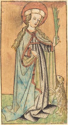 Saint Agnes, c. 1450. Creator: Unknown.