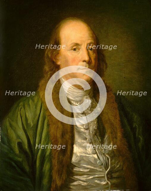 Benjamin Franklin, 19th century. Creator: Anon.