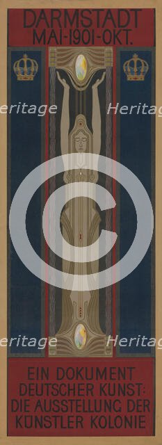 Darmstadt. A document of German art. The exhibition of the artists' colony, 1901. Creator: Behrens, Peter (1868-1940).