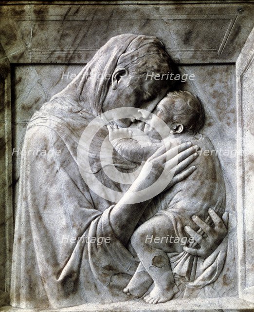 'Piazzi Madonna' ('Virgin and Child'), 1420-1430s. Artist: Donatello