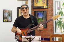 Giovanni Crescenzi, Ruta Di Trio, Clocktower Cafe Jazz Club, Croyden, London, 24 July 2025. Creator: Brian O'Connor.