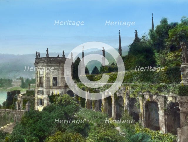 Villa Borromeo, Isola Bella, Lake Maggiore, Piedmont, Italy, 1925. Creator: Frances Benjamin Johnston.