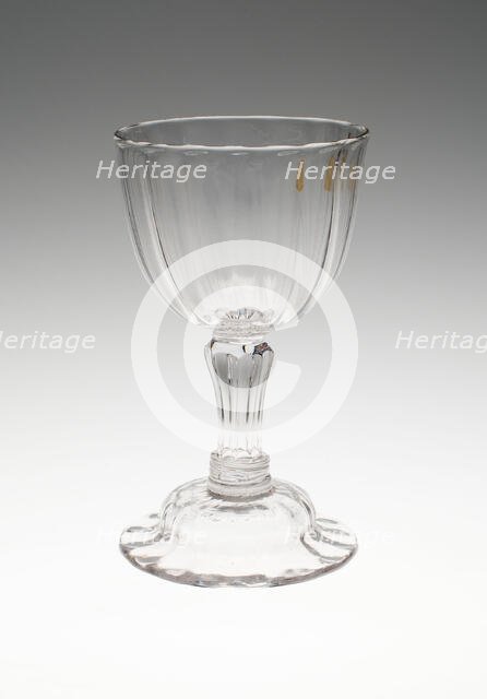 Goblet, England, c. 1740. Creator: Unknown.