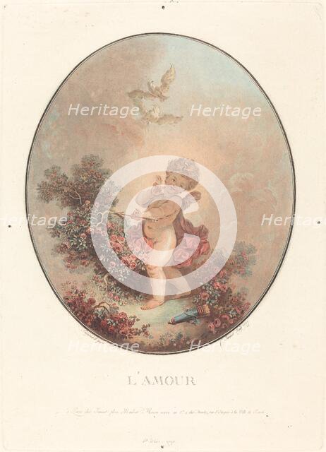 L'amour, 1777. Creator: Jean Francois Janinet.