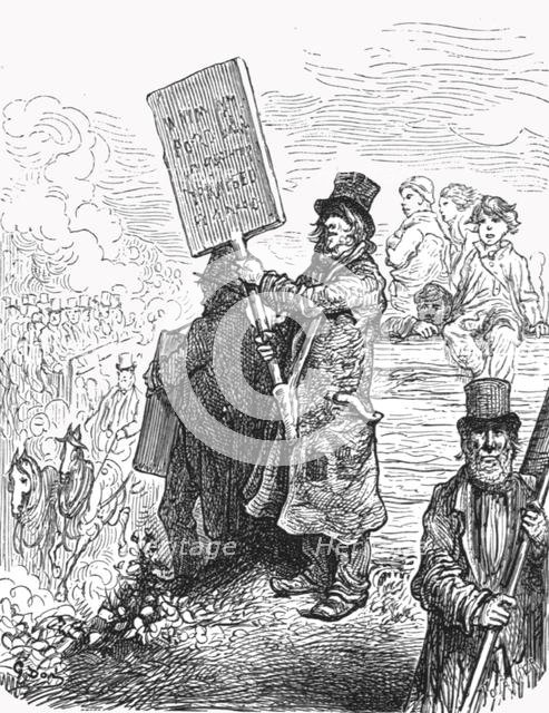 'Bible Hawker', 1872.  Creator: Gustave Doré.