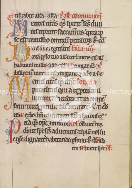 Decorated Text Page; Missal, about 1180. Creator: Unknown.