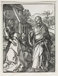 The Small Passion: Christ Taking Leave of the Virgin. Creator: Albrecht Dürer (German, 1471-1528).