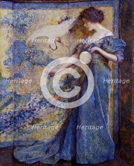 The Mirror, c. 1910. Artist: Reid, Robert (1862-1929)