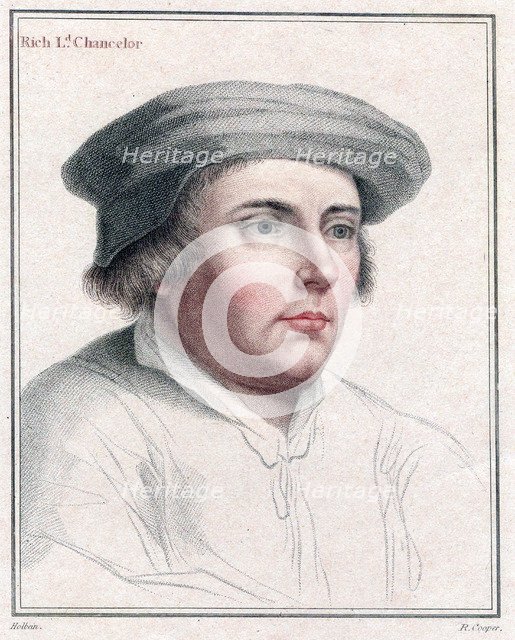 Richard Rich (1496?-1567), English lawyer and statesman. Artist: Unknown