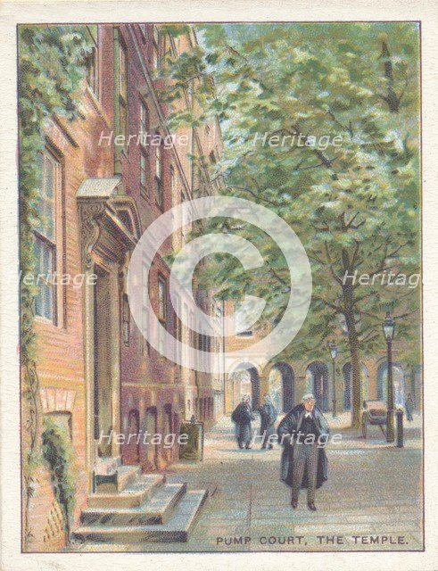 'Pump Court, The Temple', 1929. Artist: Unknown.