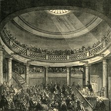 'Interior of the Rotunda, Blackfriars Road, in 1820', (c1878). Creator: Unknown.
