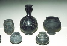 Roman 'Terra nigra' pottery and Barbatine work, Rheims, c1st century. Artist: Unknown.