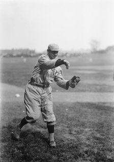 Duffy Lewis, Boston Al (Baseball), 1913. Creator: Harris & Ewing.