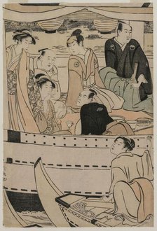 Boating Party on the Sumida River, 1789. Creator: Torii Kiyonaga (Japanese, 1752-1815).