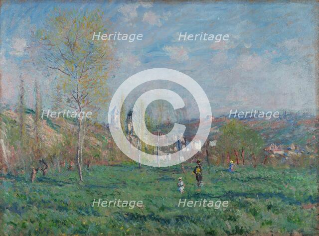 Spring in Vetheuil, 1880. Creator: Monet, Claude (1840-1926).