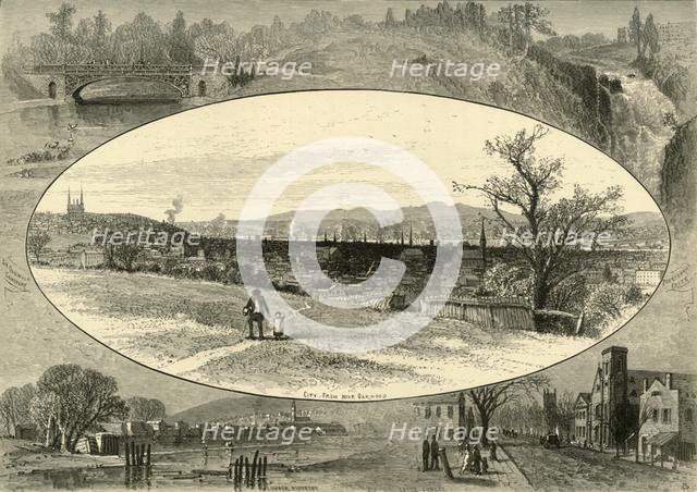 'Troy and Vicinity', 1874. Creator: John Douglas Woodward.