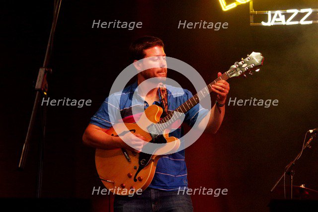 Moses Yuchetel, Love Supreme Jazz Festival, Glynde Place, East Sussex, 2014.  Artist: Brian O'Connor.