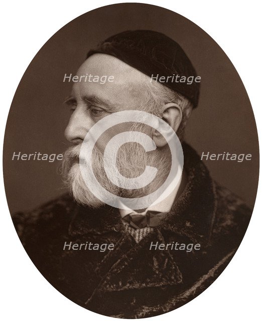 George Frederick Watts, artist and Royal Academician, 1882.Artist: Lock & Whitfield