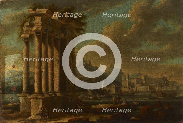 Maritime Landscape with Ruins, 2nd half of 18th century. Creator: Leonardo Coccorante.