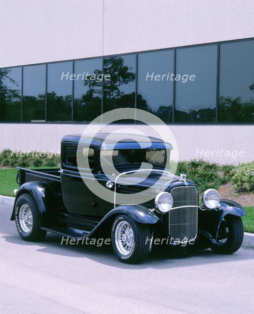 1932 Ford model B customised truck. Artist: Unknown.