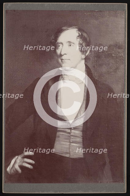 Portrait of William Campbell Preston (1794-1860), 1842 (photographed 1900s). Creator: George Peter Alexander Healy.
