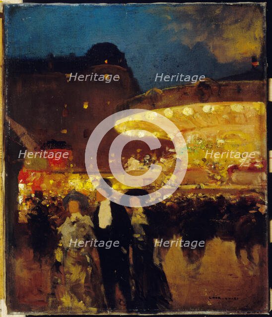 The carousel, c1900. Creator: Unknown.