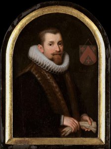 Portrait of Floris Gerritsz van Schoterbosch (c.1562-1618), c.1620. Creator: Jan Verspronck.