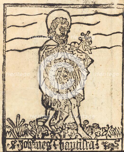 Saint John the Baptist [recto], probably 1460/1480. Creator: Unknown.