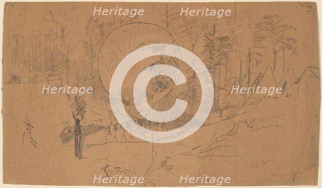 Intrepid [recto], 1862. Creator: Winslow Homer.