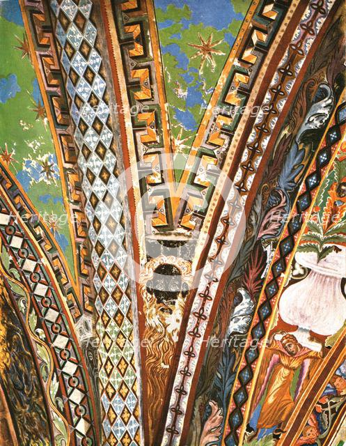 Decoration in the Basilica of Saint Francis, Assisi, Italy, (1928). Creator: Unknown.