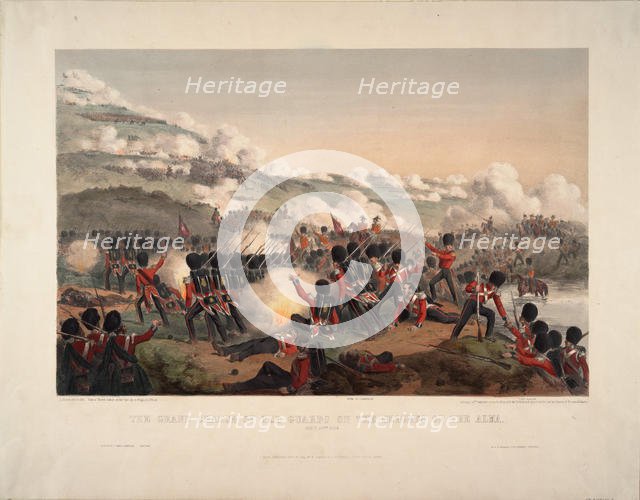 The Battle of the Alma on September 20, 1854, 1854. Artist: Anonymous  