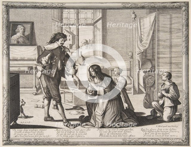 The Wife-Beater, ca. 1633. Creator: Abraham Bosse.