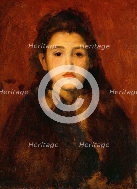 Alice Butt, c. 1895. Creator: James Abbott McNeill Whistler.