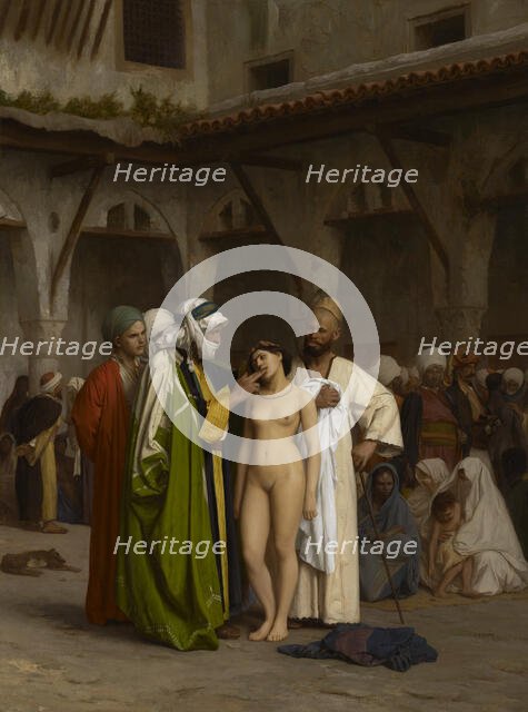 Slave Market, 1866. Creator: Jean-Leon Gerome.
