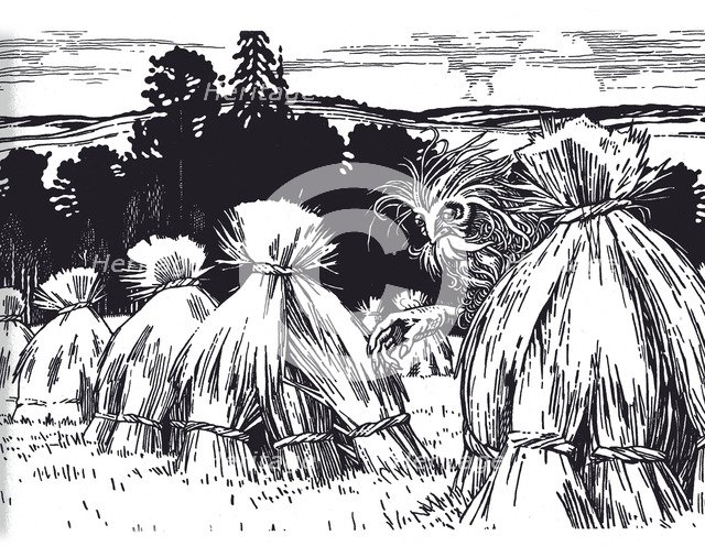 Polevik, 1934. Artist: Bilibin, Ivan Yakovlevich (1876-1942)