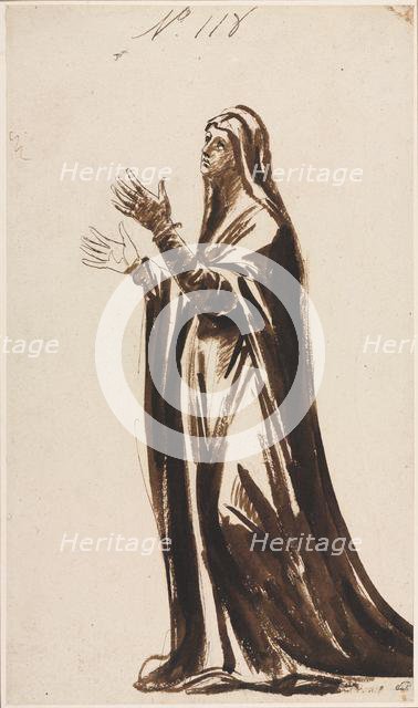 Mater Dolorosa (Mourning Mother), 1776. Creator: George Romney (British, 1734-1802).