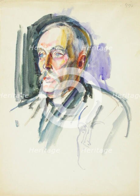 Sketch for a Portrait, c1910s. Creator: Verner Thome.