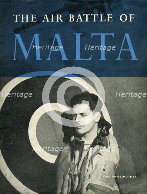 Front cover of "The Air Battle of Malta", 1944. Creator: Unknown.