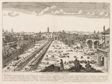 Foro Romano from "Prospectus Locurum Urbis Romae Insign[ium]", 1666. Creator: Lievin Cruyl (Flemish, c. 1640-c. 1720).