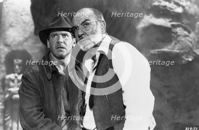 Sean Connery (1930- ) and Harrison Ford (1942- ), Film actors, 1989. Artist: Unknown