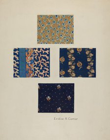 Cotton Prints, c. 1940. Creator: Erskine Carter.