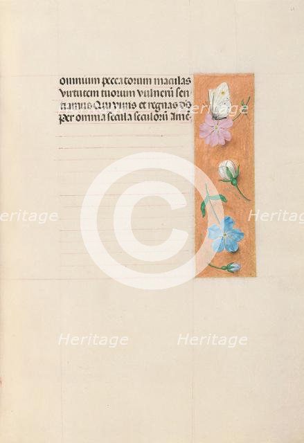 Hours of Queen Isabella the Catholic, Queen of Spain: Fol. 68r, c. 1500. Creator: Master of the First Prayerbook of Maximillian (Flemish, c. 1444-1519); Associates, and.