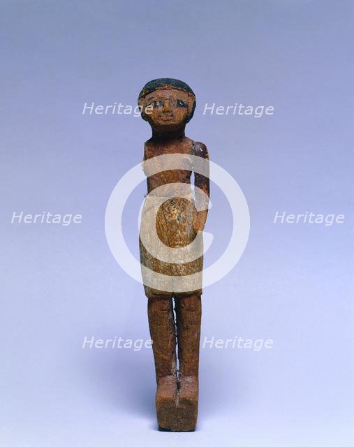 Model Figure of a Man, 1980-1801 BC. Creator: Unknown.