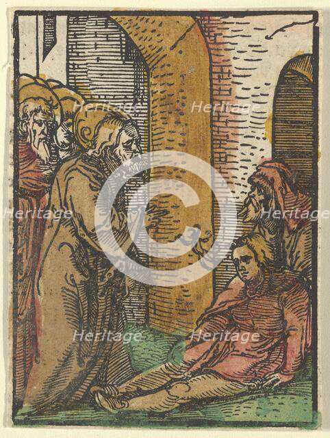 Christ Healing the Possessed, from Das Plenarium, 1517. Creator: Hans Schäufelein the Elder.