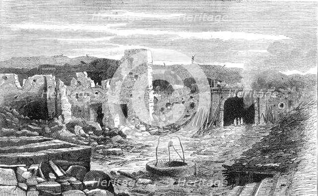 The interior of Fort Mortier, Neu Breisach, Alsace, 1871. Creator: Unknown.