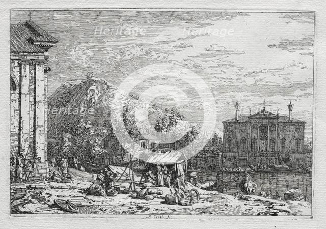 Views of Venice and Environs: A City Beyond a River, 1700s. Creator: Antonio Canaletto (Italian, 1697-1768).