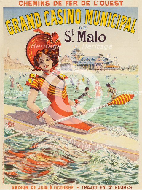 Grand Casino Municipal de St. Malo , 1890s.