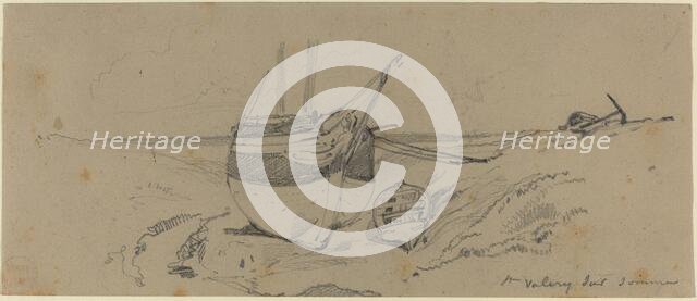 St. Valery sur somme. Creator: Eugene Isabey.