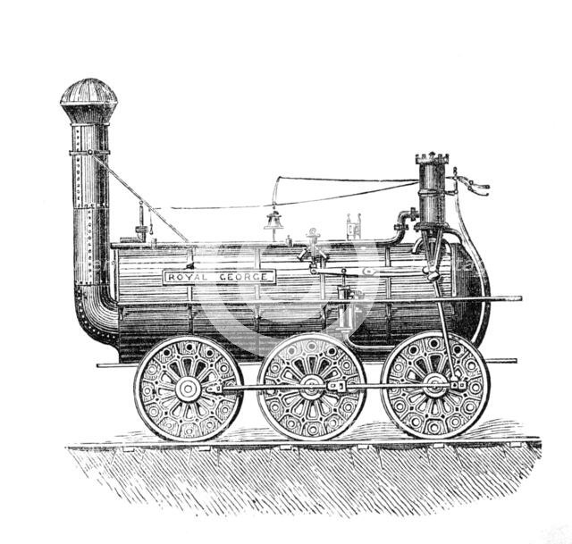 George Stephenson, Father of Railways: the Royal George, 1881. Creator: Unknown.