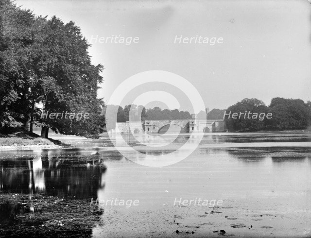 Blenheim Palace Grand Bridge, Woodstock, Oxfordshire, c1860-c1922. Artist: Henry Taunt